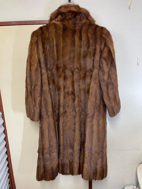 ミンク ロングコート 毛皮 ファー ミンクコート CHEVAREINE 三越 サイズM ブラウン リアルファー < 女性ファッション ミンク ロングコート 毛皮 ファー ミンクコート CHEVAREINE 三越 サイズM ブラウン リアルファー < 女性ファッションの