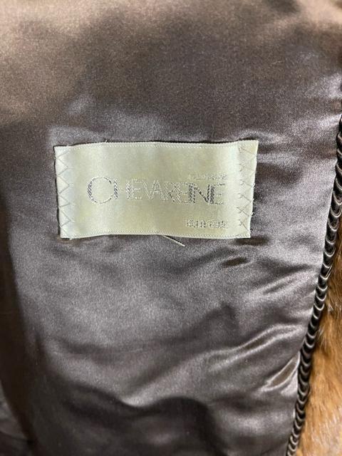 ミンク ロングコート 毛皮 ファー ミンクコート CHEVAREINE 三越 サイズM ブラウン リアルファー < 女性ファッション ミンク ロングコート 毛皮 ファー ミンクコート CHEVAREINE 三越 サイズM ブラウン リアルファー < 女性ファッションの
