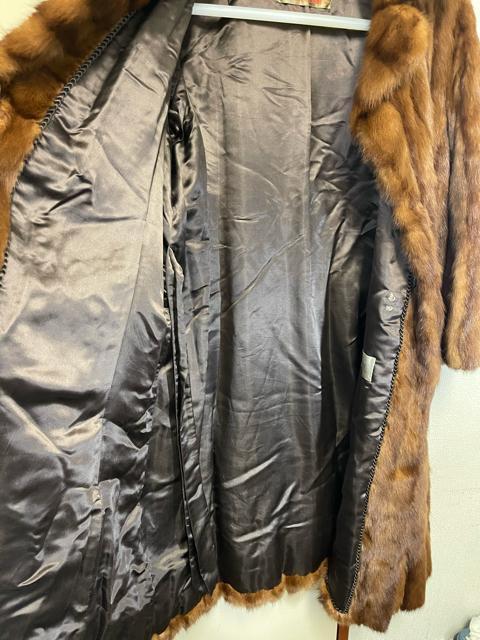 ミンク ロングコート 毛皮 ファー ミンクコート CHEVAREINE 三越 サイズM ブラウン リアルファー < 女性ファッション ミンク ロングコート 毛皮 ファー ミンクコート CHEVAREINE 三越 サイズM ブラウン リアルファー < 女性ファッションの