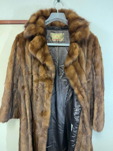 ミンク ロングコート 毛皮 ファー ミンクコート CHEVAREINE 三越 サイズM ブラウン リアルファー < 女性ファッション ミンク ロングコート 毛皮 ファー ミンクコート CHEVAREINE 三越 サイズM ブラウン リアルファー < 女性ファッションの