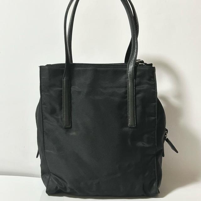 PRADA �v���_ �O�p���S�v���[�g �|�R�m �i�C���� ���U�[ �n���h�o�b�O �u���b�N �V���o�[���� �� �u�����h�� 