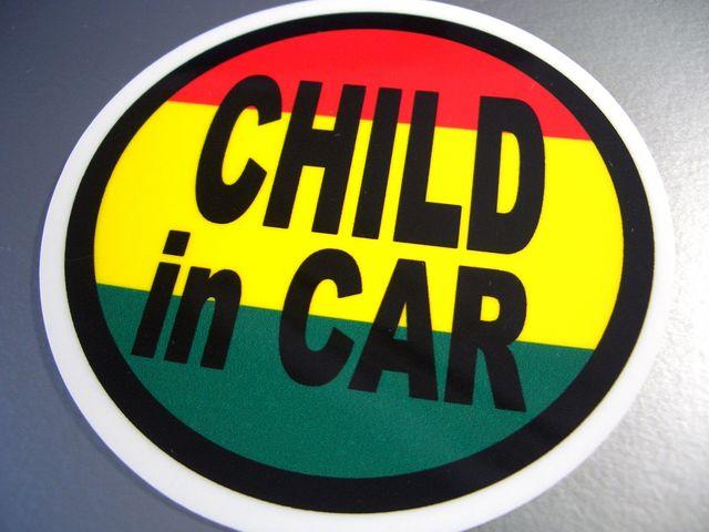 CHILD IN CARラスタカラーステッカーレゲエ 子供・車 < 自動車/バイク CHILD IN CARラスタカラーステッカーレゲエ 子供・車 < 自動車/バイク