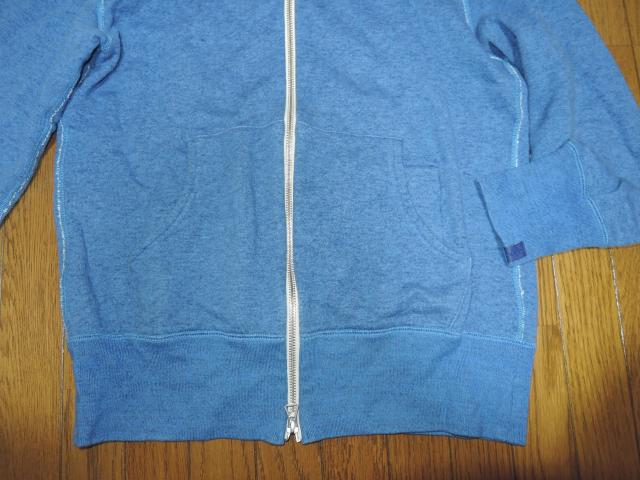LOOPWHEELER ループウィラー スウェット ジップ パーカー M 青 インディゴ系 < 男性ファッション  LOOPWHEELER ループウィラー スウェット ジップ パーカー M 青 インディゴ系 < 男性ファッションの