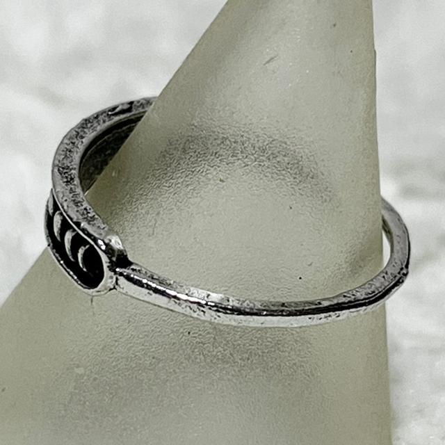 【SALE/新品/14号】月の満ち欠けデザインシルバーリング < 女性アクセサリー/時計 【SALE/新品/14号】月の満ち欠けデザインシルバーリング < 女性アクセサリー/時計の