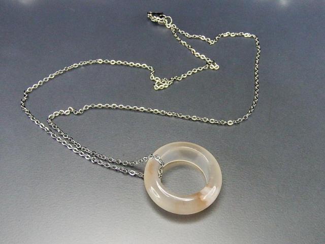 レア天然石さくらアゲート指輪リングネックレス模様ランダム発送約16号前後 < 女性アクセサリー/時計  レア天然石さくらアゲート指輪リングネックレス模様ランダム発送約16号前後 < 女性アクセサリー/時計の