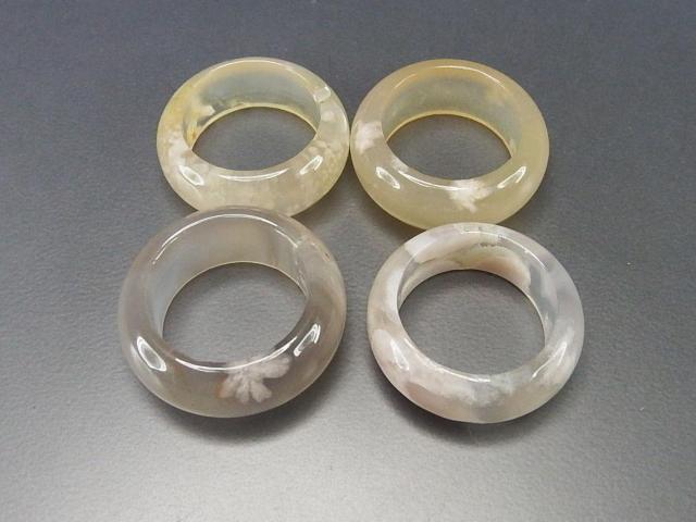 レア天然石さくらアゲート指輪リングネックレス模様ランダム発送約16号前後 < 女性アクセサリー/時計  レア天然石さくらアゲート指輪リングネックレス模様ランダム発送約16号前後 < 女性アクセサリー/時計の