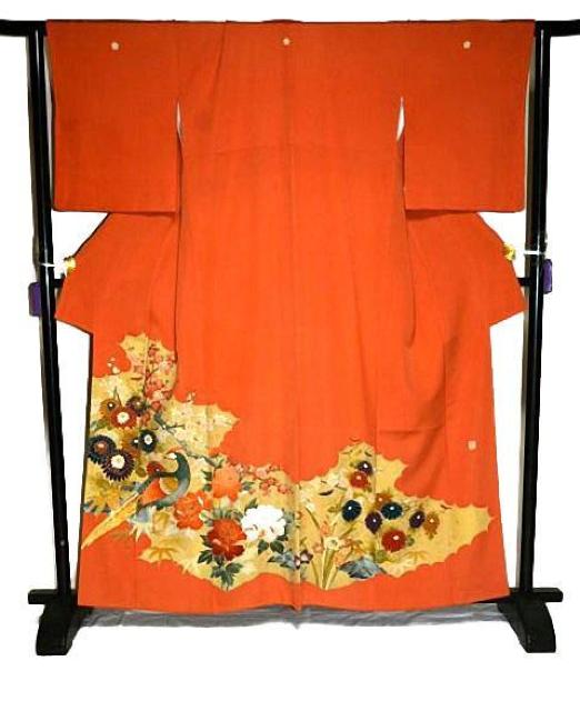 【最高峰】新品同様 作家物 金彩 金駒シシュウ 孔雀 牡丹 5つ紋 色留袖 クリーニング済 身丈161cm 裄64cm T3576 < 女性ファッション  【最高峰】新品同様 作家物 金彩 金駒シシュウ 孔雀 牡丹 5つ紋 色留袖 クリーニング済 身丈161cm 裄64cm T3576 < 女性ファッションの