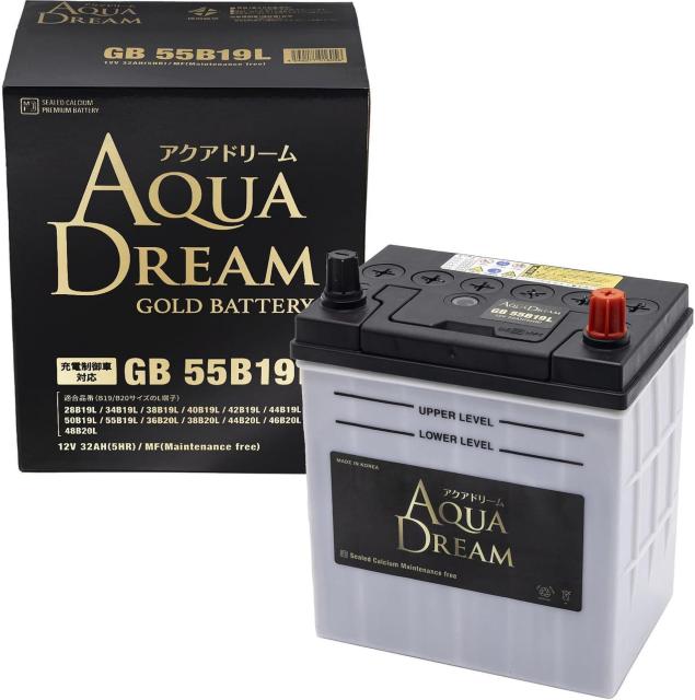 アクアドリーム 国産車 充電制御車対応バッテリー GB 55B19L (互換/40/42/50/55B19L) < 自動車/バイク アクアドリーム 国産車 充電制御車対応バッテリー GB 55B19L (互換/40/42/50/55B19L) < 自動車/バイク