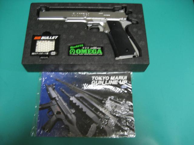 MARUI オメガ ステンレスタイプ エアーコッキング式ガン < ホビー MARUI オメガ ステンレスタイプ エアーコッキング式ガン < ホビーの