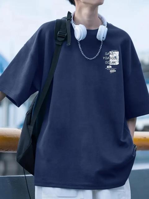 爆ヤス価格1490円★メンズ Tシャツ 通気性 SAS VOASOBE OCEANプリント USAサイズM(日本サイズXL相当)紺 < 男性ファッション 爆ヤス価格1490円★メンズ Tシャツ 通気性 SAS VOASOBE OCEANプリント USAサイズM(日本サイズXL相当)紺 < 男性ファッションの