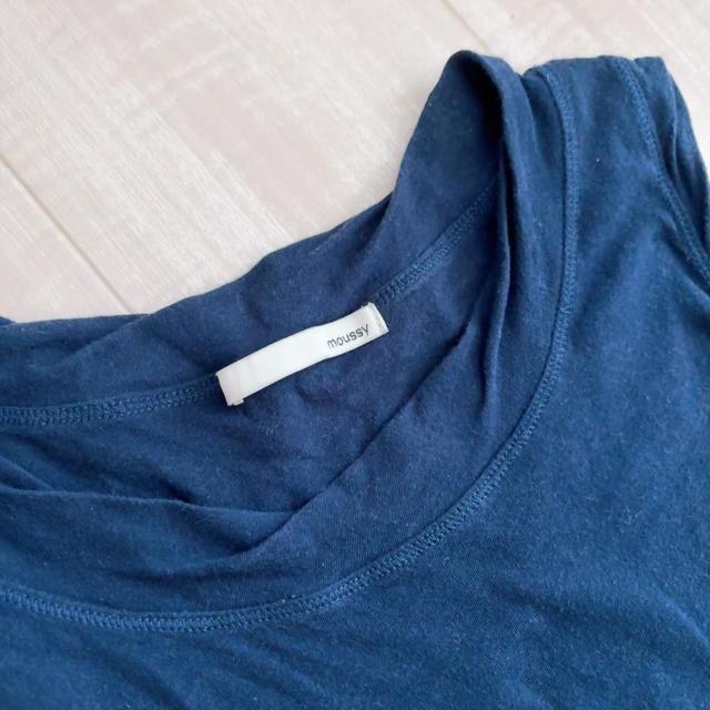 ◆moussy/マウジー◆シンプルマキシワンピ★ネイビーF*秋コーデ♪美品 < ブランド  ◆moussy/マウジー◆シンプルマキシワンピ★ネイビーF*秋コーデ♪美品 < ブランドの