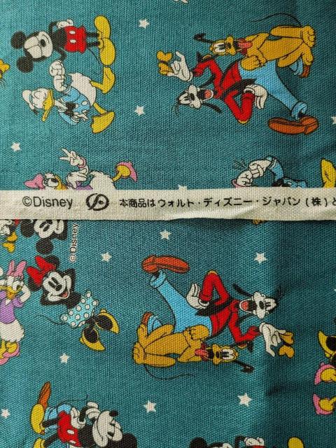 ディズニー オックス生地 約108cm×50cm グリーン < ペット/手芸/園芸 ディズニー オックス生地 約108cm×50cm グリーン < ペット/手芸/園芸の