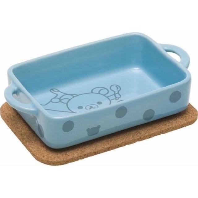 《New》リラックマ★電子レンジ対応・コルクマット付*グラタン皿(ブルー) < アニメ/コミック/キャラクター  《New》リラックマ★電子レンジ対応・コルクマット付*グラタン皿(ブルー) < アニメ/コミック/キャラクターの