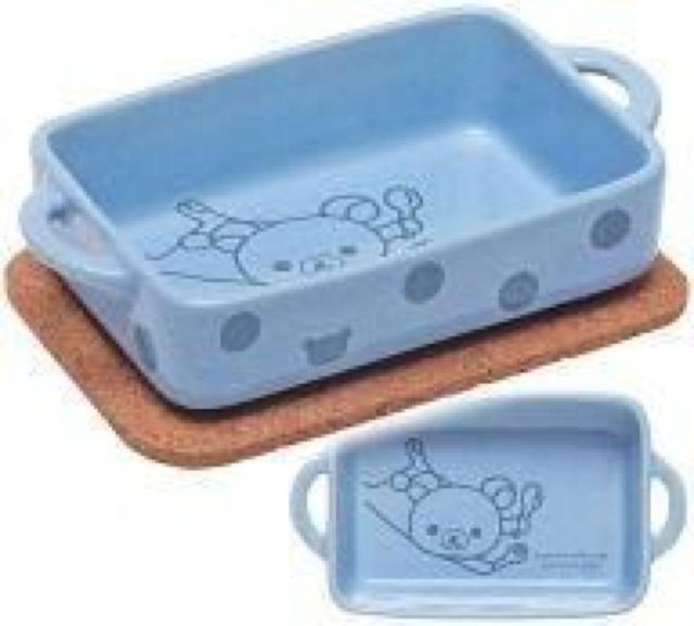 《New》リラックマ★電子レンジ対応・コルクマット付*グラタン皿(ブルー) < アニメ/コミック/キャラクター  《New》リラックマ★電子レンジ対応・コルクマット付*グラタン皿(ブルー) < アニメ/コミック/キャラクターの