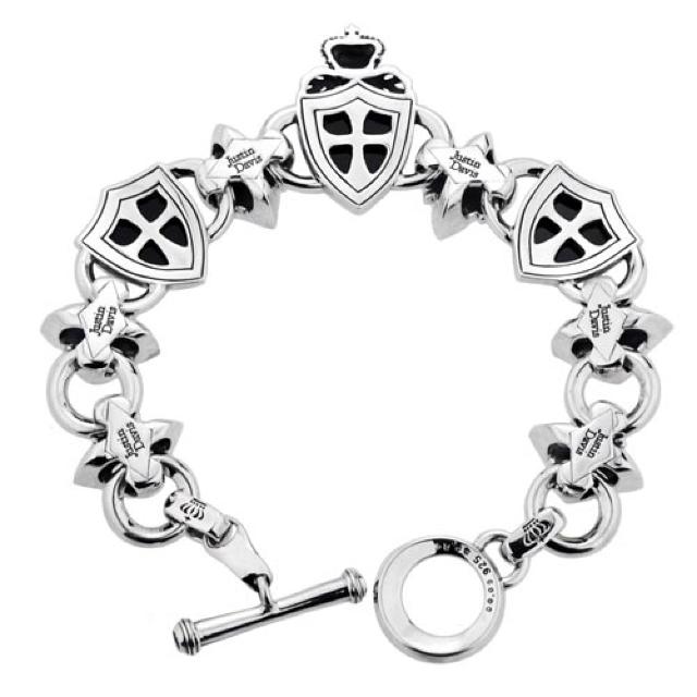 清春着用◆新品◆JUSTIN DAVIS◆シールドブレスレット◆8inch◆ < ブランド  清春着用◆新品◆JUSTIN DAVIS◆シールドブレスレット◆8inch◆ < ブランドの