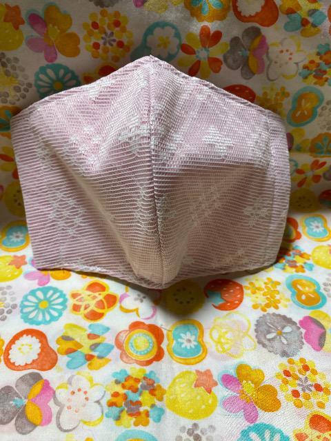 HMオシャレマスク レース×薄いピンク < ペット/手芸/園芸  HMオシャレマスク レース×薄いピンク  < ペット/手芸/園芸の