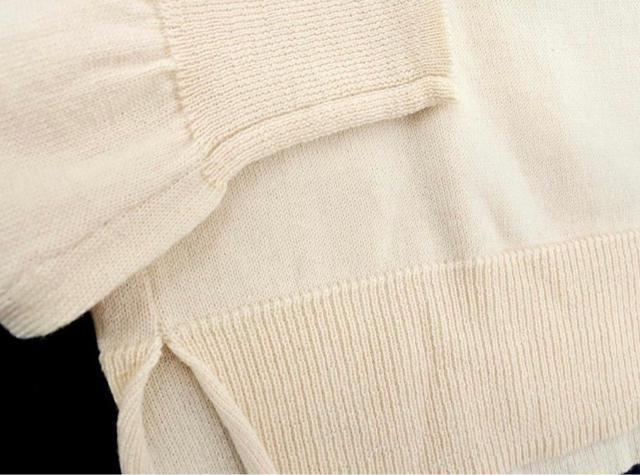 美品☆FONCE(フォンセ)ビジューネックニットカットソー☆ < ブランド 美品☆FONCE(フォンセ)ビジューネックニットカットソー☆ < ブランドの