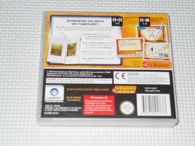 DS★MON COACH PERSONNEL J'ENRICHIS MON VOCABULAIRE < ゲーム本体/ソフト  DS★MON COACH PERSONNEL J'ENRICHIS MON VOCABULAIRE < ゲーム本体/ソフトの