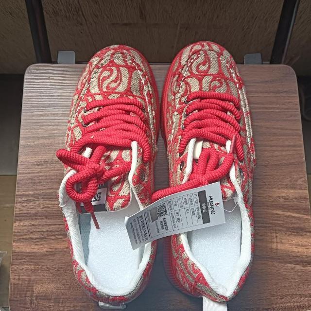 新品 26.5cm メンズ スニーカー レッド 男女兼用 靴 43 カジュアル < 男性ファッション  新品 26.5cm メンズ スニーカー レッド 男女兼用 靴 43 カジュアル < 男性ファッションの