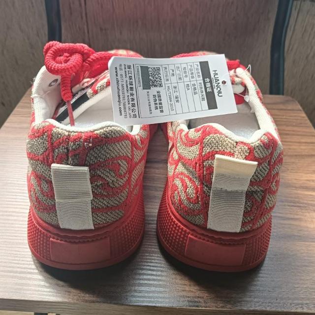 新品 26.5cm メンズ スニーカー レッド 男女兼用 靴 43 カジュアル < 男性ファッション  新品 26.5cm メンズ スニーカー レッド 男女兼用 靴 43 カジュアル < 男性ファッションの