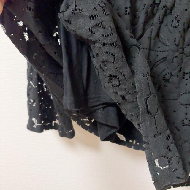 ◆ZARA/ザラ◆総レースオフショルトップス★ブラックM♪秋コーデ < ブランド  ◆ZARA/ザラ◆総レースオフショルトップス★ブラックM♪秋コーデ < ブランドの