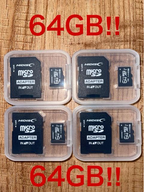 microSDJ[h 64GBy4Zbgz(SDJ[hƂĂgp\!)   PC{/Ӌ@ 