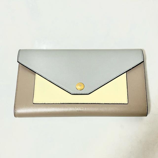 CELINE セリーヌ トライフォールデッド マルチファンクション 長財布 < ブランド  CELINE セリーヌ トライフォールデッド マルチファンクション 長財布 < ブランドの