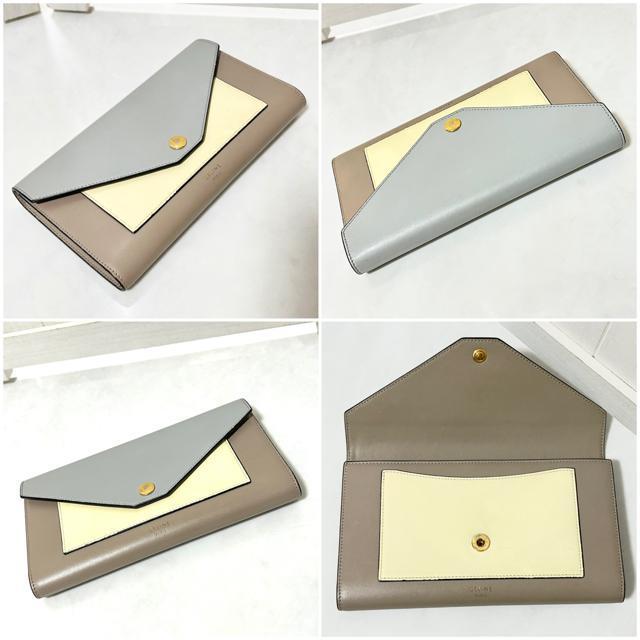 CELINE セリーヌ トライフォールデッド マルチファンクション 長財布 < ブランド  CELINE セリーヌ トライフォールデッド マルチファンクション 長財布 < ブランドの