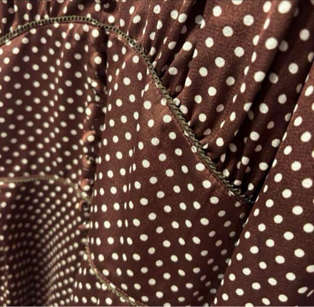 【新品】Lily Brown リリーブラウン ギャザー オールインワン つなぎ ワンピース ドット ブラウン オールインワン 長袖 < 女性ファッション 【新品】Lily Brown リリーブラウン ギャザー オールインワン つなぎ ワンピース ドット ブラウン オールインワン 長袖 < 女性ファッションの