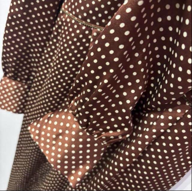 【新品】Lily Brown リリーブラウン ギャザー オールインワン つなぎ ワンピース ドット ブラウン オールインワン 長袖 < 女性ファッション 【新品】Lily Brown リリーブラウン ギャザー オールインワン つなぎ ワンピース ドット ブラウン オールインワン 長袖 < 女性ファッションの