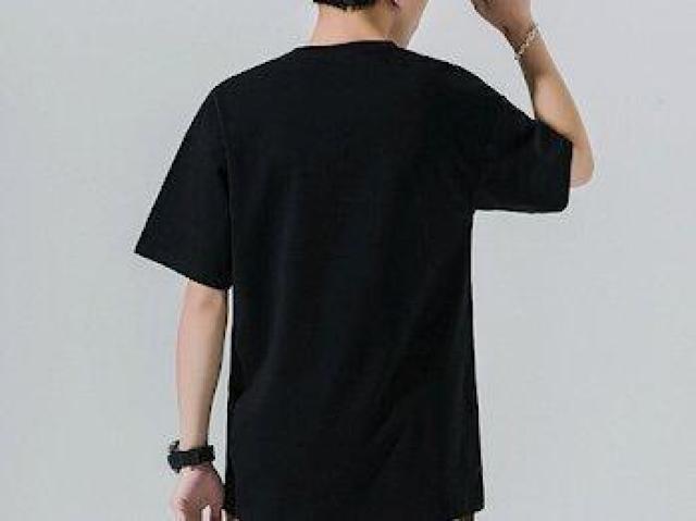 ワンポイント Tシャツ オフショル ストリート ブラック < 男性ファッション ワンポイント Tシャツ オフショル ストリート ブラック < 男性ファッションの