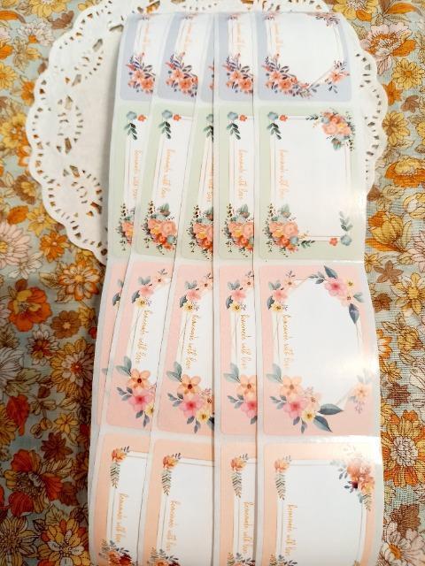 お裾分け☆花柄メッセージシール5セット☆ < インテリア/ライフ お裾分け☆花柄メッセージシール5セット☆ < インテリア/ライフの