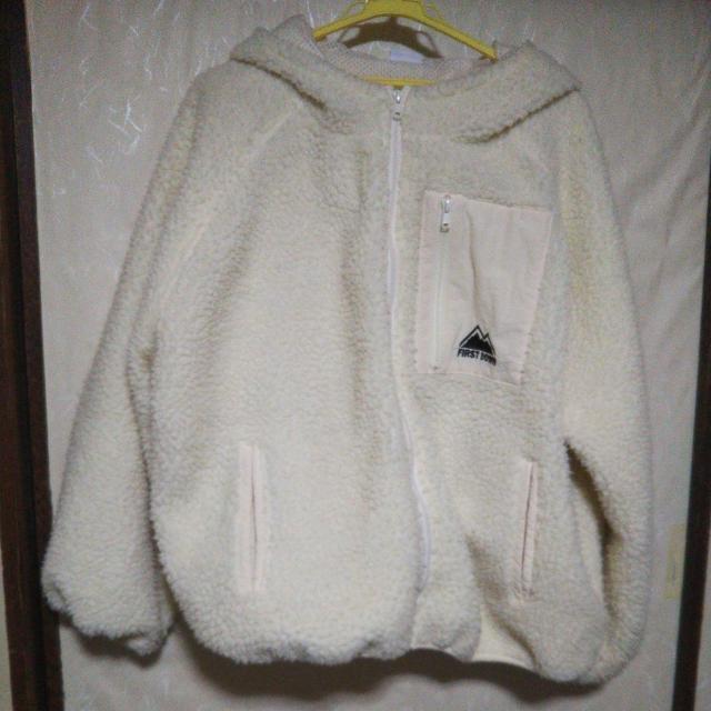 FIRST DOWN ボアZIPパーカー ホワイト 3Lサイズ ボアジャケット ボアパーカー ファーストダウン 送料無料即決 < 女性ファッション FIRST DOWN ボアZIPパーカー ホワイト 3Lサイズ ボアジャケット ボアパーカー ファーストダウン 送料無料即決 < 女性ファッションの