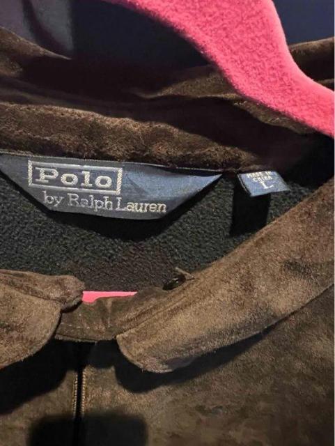 RALPH LAUREN/�����t���[����/90s/�X�E�F�[�h/�X�C���O�g�b�v/�g���b�J�[�W���P�b�g/�{�v���U�[/�Ò�/L/�A���J�W �� �u�����h�� 