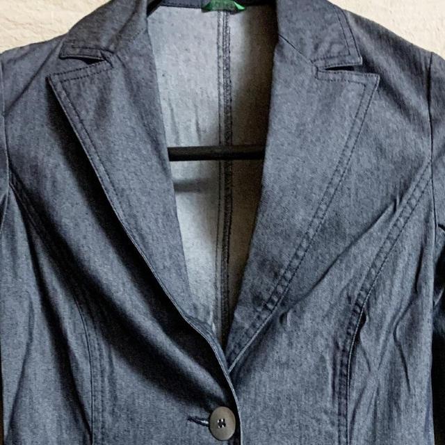 ベネトン/ 春夏秋 テーラードジャケット 紺 ネイビー M 春夏 < ブランド ベネトン/ 春夏秋 テーラードジャケット 紺 ネイビー M 春夏 < ブランドの