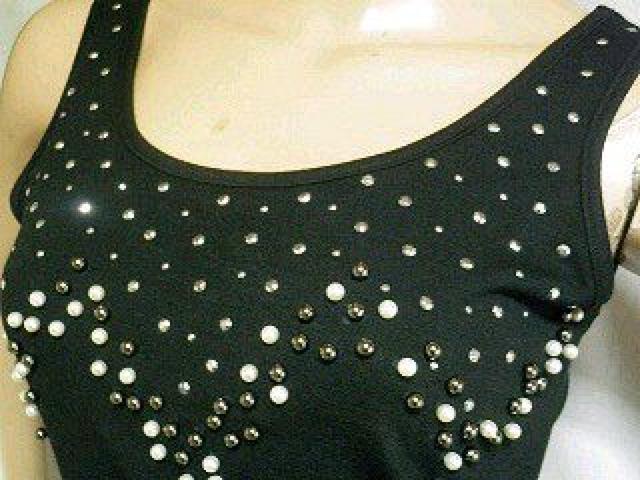 【CECIL McBEE/セシルマクビー】ビーズ&スタッズ装飾 タンクトップ < ブランド  【CECIL McBEE/セシルマクビー】ビーズ&スタッズ装飾 タンクトップ < ブランドの