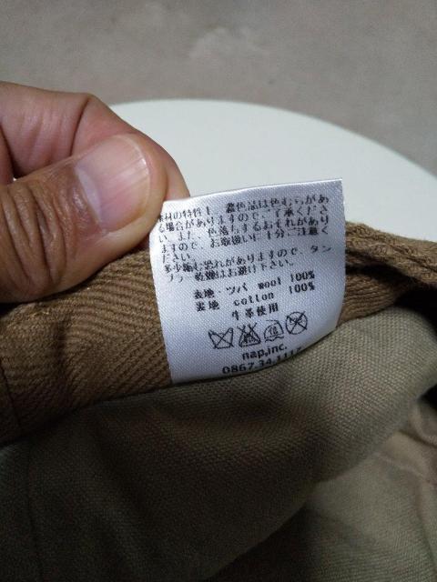 シュペリオールレイバー 毛 ウール ベースボールキャップ 帽子 ストライプ柄 ネイビー 日本製 vintage ワークキャップ < 男性ファッション  シュペリオールレイバー 毛 ウール ベースボールキャップ 帽子 ストライプ柄 ネイビー 日本製 vintage ワークキャップ < 男性ファッションの