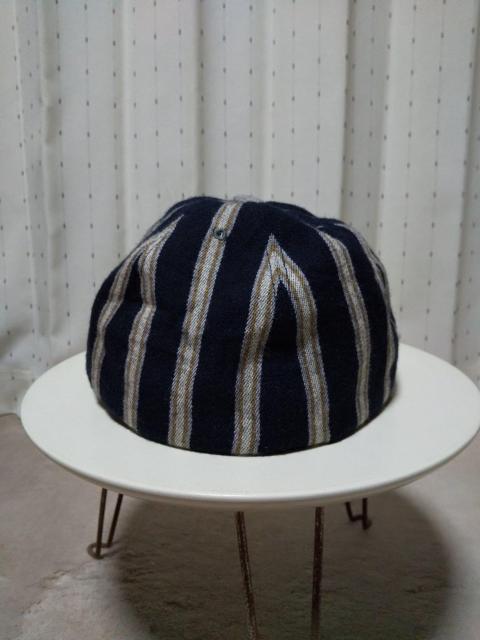 シュペリオールレイバー 毛 ウール ベースボールキャップ 帽子 ストライプ柄 ネイビー 日本製 vintage ワークキャップ < 男性ファッション  シュペリオールレイバー 毛 ウール ベースボールキャップ 帽子 ストライプ柄 ネイビー 日本製 vintage ワークキャップ < 男性ファッションの