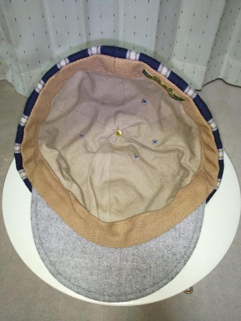 シュペリオールレイバー 毛 ウール ベースボールキャップ 帽子 ストライプ柄 ネイビー 日本製 vintage ワークキャップ < 男性ファッション  シュペリオールレイバー 毛 ウール ベースボールキャップ 帽子 ストライプ柄 ネイビー 日本製 vintage ワークキャップ < 男性ファッションの