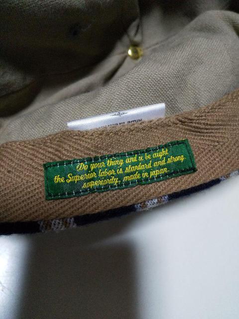 シュペリオールレイバー 毛 ウール ベースボールキャップ 帽子 ストライプ柄 ネイビー 日本製 vintage ワークキャップ < 男性ファッション  シュペリオールレイバー 毛 ウール ベースボールキャップ 帽子 ストライプ柄 ネイビー 日本製 vintage ワークキャップ < 男性ファッションの