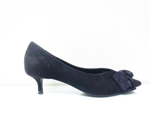 ZARABASICCOLLECTIONVカットローヒールパンプススエードバックスキングログランリボンブラックザラ黒 < ブランド ZARABASICCOLLECTIONVカットローヒールパンプススエードバックスキングログランリボンブラックザラ黒 < ブランドの