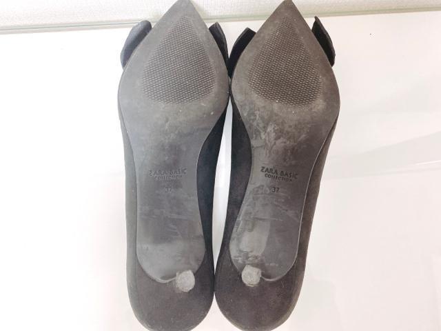 ZARABASICCOLLECTIONVカットローヒールパンプススエードバックスキングログランリボンブラックザラ黒 < ブランド ZARABASICCOLLECTIONVカットローヒールパンプススエードバックスキングログランリボンブラックザラ黒 < ブランドの