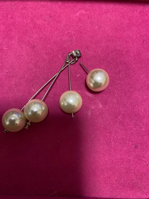 パール振り子デザインピアス < 女性アクセサリー/時計  パール振り子デザインピアス < 女性アクセサリー/時計の