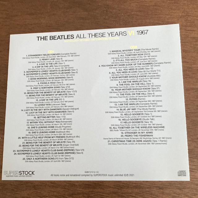 A 2g@THE BEATLES / ALL THESE YEARS 1967- ANTHOLOGY r[gY  ^gObY 
