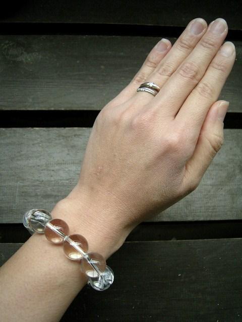 16ミリ玉 水晶ブレスレット 天然石 パワーストーン < 男性アクセサリー/時計 16ミリ玉 水晶ブレスレット 天然石 パワーストーン < 男性アクセサリー/時計の