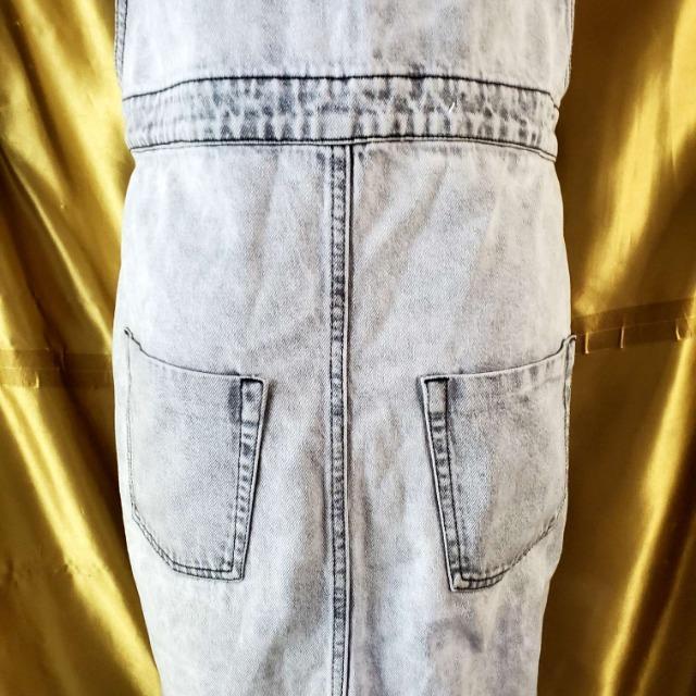 込み★695★W DOT★ダメージデニムジャンパースカート★M★ < 女性ファッション  込み★695★W DOT★ダメージデニムジャンパースカート★M★ < 女性ファッションの