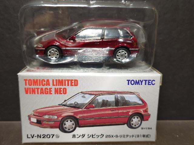 ★トミカリミテッドヴィンテージネオLV-N207★ホンダ シビック25X・S-リミテッド(91年式)★ < ホビー ★トミカリミテッドヴィンテージネオLV-N207★ホンダ シビック25X・S-リミテッド(91年式)★ < ホビーの