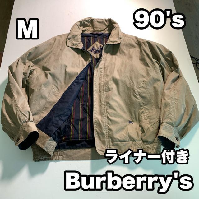 90's Burberry's ライナー付 スイングトップ ジャケット ブルゾン スウィングトップ ビンテージ Mサイズ < 男性ファッション 90's Burberry's ライナー付 スイングトップ ジャケット ブルゾン スウィングトップ ビンテージ Mサイズ < 男性ファッションの
