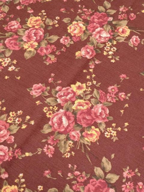 (CQ1092)約 97cm幅×約1.55m・木綿の花柄プリント < ペット/手芸/園芸 (CQ1092)約 97cm幅×約1.55m・木綿の花柄プリント < ペット/手芸/園芸の