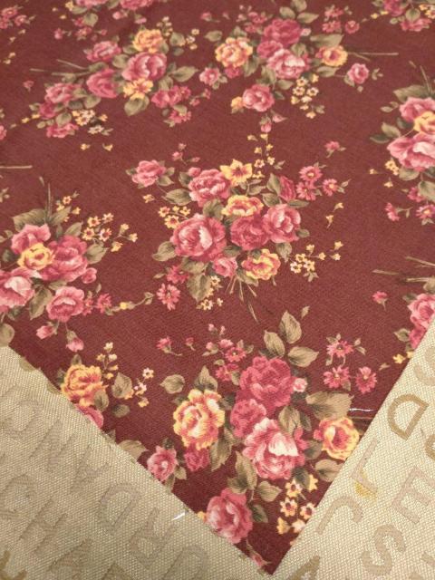 (CQ1092)約 97cm幅×約1.55m・木綿の花柄プリント < ペット/手芸/園芸 (CQ1092)約 97cm幅×約1.55m・木綿の花柄プリント < ペット/手芸/園芸の